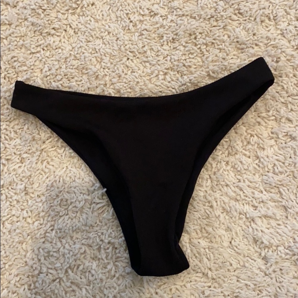 Black bikini bottoms